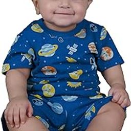 Typographic Printed Solid T-Shirt and Short Set for Baby Girls | Navy Blue-2 | 9-12 Months | KIDS13644-image-12