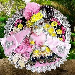 Partish Laddu Gopal Janamashtmi Diwali Dress l Ladoo Gopal Dress l Kanha Ji Dress Size 0 1 2 4 5 6 (Size 0, A4)-image-89