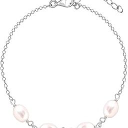 925 Silver Pearl Glance Rose Gold Bracelet Charm | Gifts for Women & Girls-19