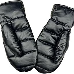 Winter Mittens for Women Hand Warm Warm Gloves for Outdoor Sports Hiking Ski Black-49