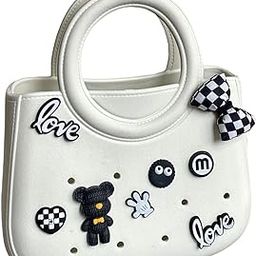 ™ Beach Tote Bag Waterproof EVA Trendy Beach Hole Bag for Outdoor Pool Holiday White | Womens Handbags & Bags-image-94
