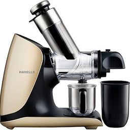 Havells Nutri Art Slow Juicer 200W|Larger Feeding Tube|Ceramic Auger|Lowest Speed 70 RPM|Pulp Controller|Reverse Button|Quick and Easy Cleaning|Lowest Noise|2Yr Warranty, 200 Watt - 200 Watts-picture-14