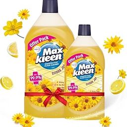 Wipro Maxkleen Citrus Joy 975+ 500 ml Floor Cleaner| 99.9% Germ Protection with Deep Cleaning Technology| Safe for Kids & Pets-image-58