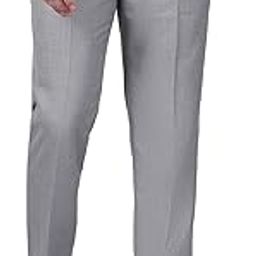 Men's Self Design Non Pleated Regular Fit Formal Trouser (P_MTRF00152B)-image-32