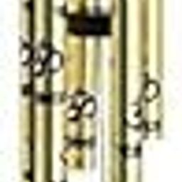 Ripe India Feng Shui OM Wind Chime 5 Pipes Golden for Positive Energy-image-99