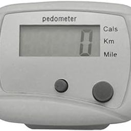 B Baosity 2X Pedometer for Walking Counters Clip on Calorie Distance Counting Walk Motion Portable Step for Men Women Outdoor Sports Hiking, 4.8cmx3.5cmx2.2cm, white-20