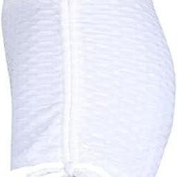 The Style Sutra Women Stretchy Lifting Workout Running Yoga Shorts White L|Other Women's Fitness Clothing|1 Piece Shorts-image-20
