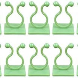 THE STYLE SUTRA® 2x10 Pieces Plant Climbing Wall Fixture Clips Self Adhesive for Decorations Green M | Home & Garden | Yard, Garden & Outdoor Living | Gardening Supplies-image-1