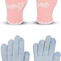Women's Touchscreen Winter Woollen Pack of 2 Pairs Gloves For Cold Weather (SGD-11491150) (Multicolor, Free Size)-image-90
