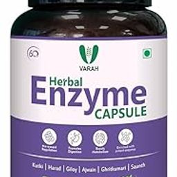 Varah Healthcare - Digestive Enzymes Supplement | Digestive Support | Contains Chitrakmool, Ajwain, Amla, Harad & Other Herbs | Gut Cleanser | Gut Health Supplements | 60 Capsules-13