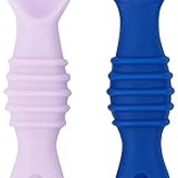 Mother's First Choice- BPA Free Silicone Spoons, Set of 2 pcs, Baby Feeding Spoons, Pink and Blue Colours, Self-Feeding Baby Spoons Perfect for Toddlers Aged 6 Months and Above.-picture-29