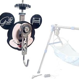 A to Z Hub Automation Kit (Craadle Not Included) Automatic Cradle/ghodiyu Swing Motor W/Adjustable Speed | Automatic Cradle/Jhula Kit for Baby 0-3 Years | 20Kg Capacity,-picture-4