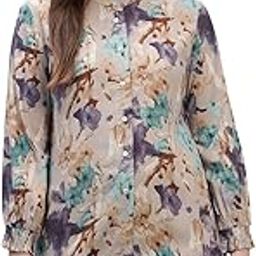 Women's Printed Full Sleeves Round Neck Casual Long Tunic (P_LLTNC00011)-image-74