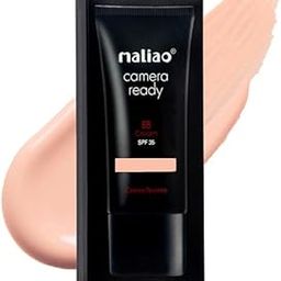 Maliao Camera Ready BB Cream SPF 35 | Full Coverage | Lightweight & Hydrating Formula | Brightening & Even Skin Tone | Oil-Control & Long-Lasting | Ideal for All Skin Types | Soft Ivory, 40g-56