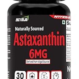 NutriJa Astaxanthin 6mg Capsules – Naturally Sourced from Algae, Antioxidant Supplement | Supports Cardiovascular Health, Support Healthy Ageing. (30 Capsules)-image-91