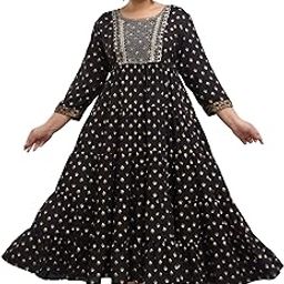 Women Rayon Multicolor Regular Gown | Formal Wear Plus Size Gown | Plus Size Gown | Ultra Plus Size Gown| Occasion Wear Gown |-picture-41