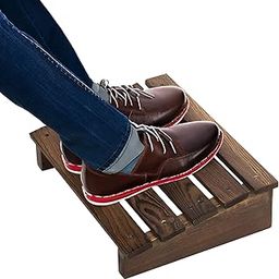 HusNain Wood Large Ergonomic Under-Desk Footrest for Home and Office - Footrest for Under Table Relaxing for Foots-Portable Step Stool for Home and Office Table-image-52