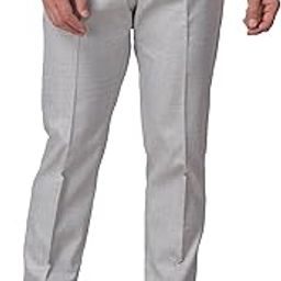 Auto Waist Adjustable Checkered Formal Trouser for Men | Classic Flat Front Slant Pocket Trousers-picture-37