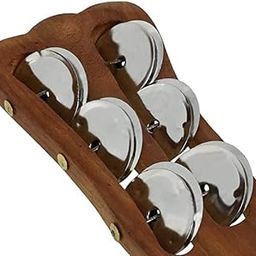 KHALSA MUSICAL Wooden Hand Taal Khartal Kartal Indian Musical Instrument KHARTAAL Professional Jhika Set of 2 Pc-picture-3