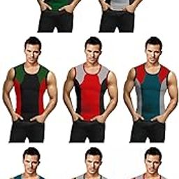 Men's Cotton Western 700071, Contact Vest (Pack of 8) (Rupa-Hunk-082-8-95_Multicolour-12