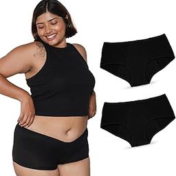 Senzicare Reusable Leak-Proof Period Panty For Women | Washable Lasts For 3 Years Without Pads,Cups & Tampons | Odour-Free Period Underwear Pack of 2 (M)-image-2