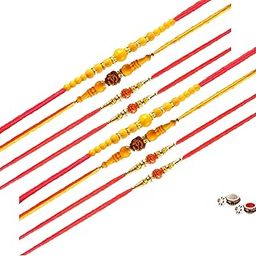 multi bead rakhi combo for brother | rakhi set | rakhi for brother and bhabhi | Rakhi combo | rakhi set | rakhi for rakshabandhan-image-67