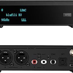 blafili B3 Professional XLR Bluetooth v5.1 Music Receiver, LDAC & aptX HD Streamer, Built-in ESS DAC, Analog RCA, Digital Optical and COAXIAL Outputs, for Audio Mixer, DJ Speakers & PA System-28