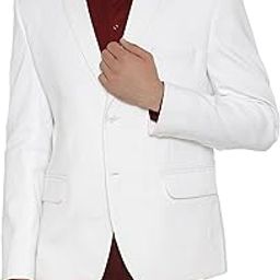 wintage Men's Linen Tailored Fit Solid Evening/Casual Blazer Coat Jacket : Black-picture-39