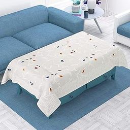 CASA-NEST Net Cotton Centre Table Cover,4 Seater Siz=40x60 (Width x Length), inch,Pack of One,White Color-image-25