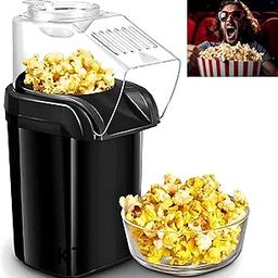 DRUMSTONE ( Exclusively 𝐋𝐚𝐮𝐧𝐜𝐡 5+5Years Warranty ) KT Pro-05 Electric 1200W Hot Air Popcorn Maker for Home – Oil-Free, Healthy Snack Machine for Kids & Adults- 𝐁𝐋𝐀𝐂𝐊-image-63