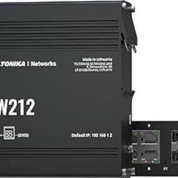 Teltonika TSW212 Managed Network Switch; 8x Gigabit Ethernet Ports, 2x SFP Ports; Aluminium Case; Compatible with Industrial Equipment & Automation Devices-picture-15
