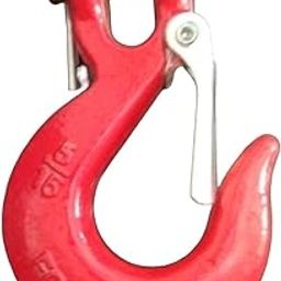 Clevis Slip Hook with Safety Latch Forged Steel Clevis Hook for Lifting, Off-Road Recovery, Towing & Port Use Secure Locking Design, Rust Resistant (1.2Ton)-image-36