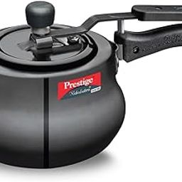 Prestige 3 Litres Nakshatra Plus Svachh Induction Base Inner Lid Hard Anodized Pressure Cooker | Black | Deep lid Spillage Control | Handi | Anti-Bulge Base | Sturdy Handle-8