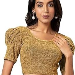 Womens Stretchable Half Sleeves Blouses Womens Lycra Blouses-picture-18