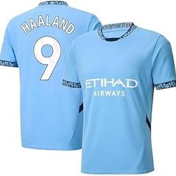 Sports Football Team Blue City Half Sleeve Jersey Haaland 9 Fans Tshirt for Mens and Boys-picture-20