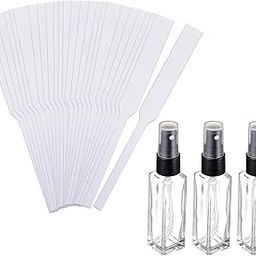 Store2508 Combo of 50 Disposable Perfume Test Strips Paper & 3 Pcs Empty Refillable Glass Spray Bottle 8ml-41