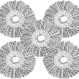 Premium Grey Microfiber Mop Refills – Pack of 5 Durable, Absorbent, Long-Lasting Replacement Heads for All Standard Mops-image-29