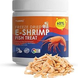 TUNAI E-Shrimp Freeze Dried Shrimps with 60% Protein | 50G | Fish Food for Arowana, Flowerhorn, Red Parrot, Oscar, Turtle & Tortoise - All Life Stages-image-17