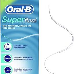 Oral-B Super Floss Dental Floss Original, 50 Pre-Cut Strands-image-78