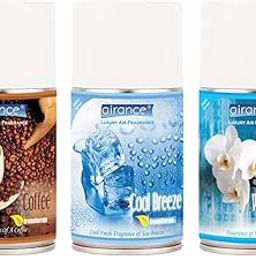Airance Air Freshener Refill Coffee, Cool Breeze & White Orchid - 250 ML - 3000+ Sprays - Fits Almost All The Dispensers-image-64