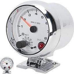 Tachometer Tacho Gauge Car RPM Revolution Meter 3.75in 0‑8000 RPM 7 Color Background Lights Universal Replacement for 4/6/8 Cylinder 12V Gasoline‑Powered Vehicles-5