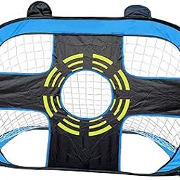 Children Football Goal Post Pop up for Backyard Fun Summer Playing Sports Blue| Team Sports | Soccer | Training Aids-image-37