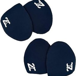 21C 21C 1.5mm Thermal Neoprene Toe Warmers - 2 Pairs (4 Foot Warmer Booties) for Cycling, Hiking, Camping - Toe Socks - 2 Size 1-image-31