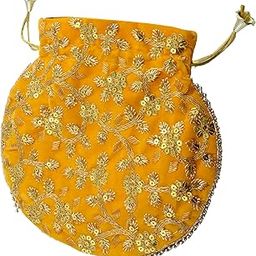 Women's Velvet Ethnic Rajasthani Potli Bag-picture-5
