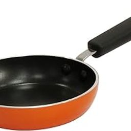 Meyer Non Stick Mini Fry Pan | Tadka Pan | Omelette Pan Non Stick | Egg Pan | Frying Pan Nonstick Small Size | Gas Stove Compatible, 12cm, Orange-picture-16