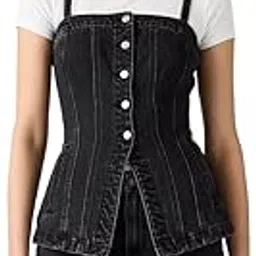 levi's Women's Solid Square Neck Top-picture-34