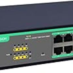 LINOVISION 8 Ports Cloud Managed PoE Switch with 2 SFP Uplink, Full Gigabit Ports, 120W Built-in Power Supply, IEEE802.3af/at, Q-PoE and P-PoE Without Interruption-image-20
