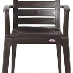 Nilkamal Chr2135 Plastic Mid Back Chair|Chairs for Home|Dining Room|Bedroom|Kitchen|Living Room|Office-Outdoor-Garden|Dust Free|100% Polypropylene Stackable Chairs, Brown-image-7