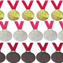 Swastik Enterprises 1st, 2nd, 3rd Designe Medals for Sport Copetetion Medals/Functions Medals/Throw Ball Medal/Cricket Medals/Volley Ball Medals (Set of 15)-image-55