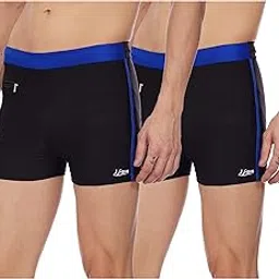 i-swim Mens Costume Is-010 Size XL Black/Blue with Is-010 Size XL Black/Blue Pack of 2-picture-22